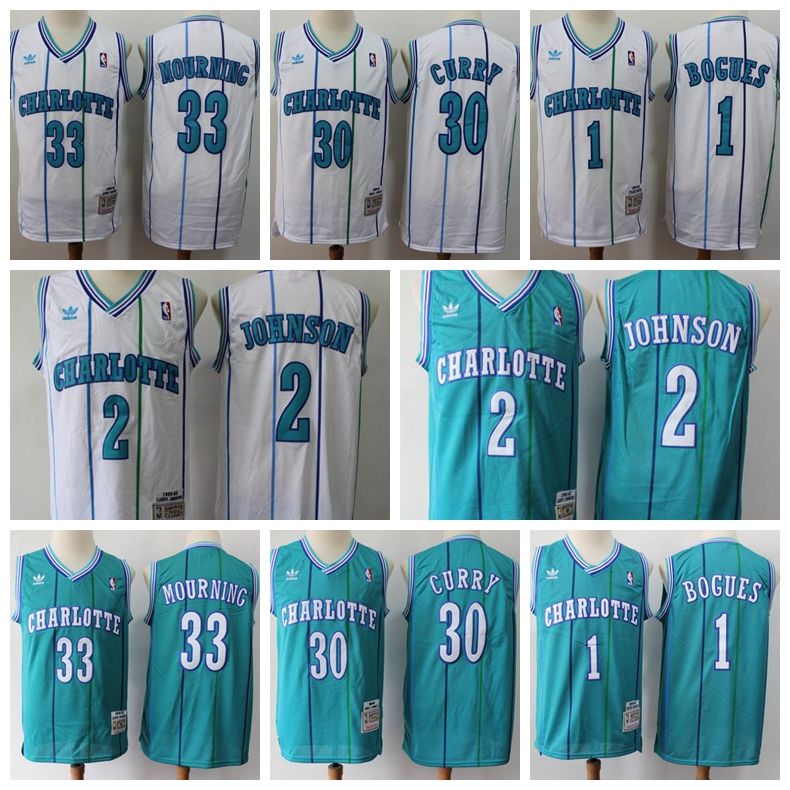 charlotte hornets jersey larry johnson