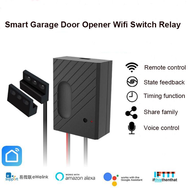 Smart Wifi Garage Door Opener Smart Switch Relay Wireless Remote