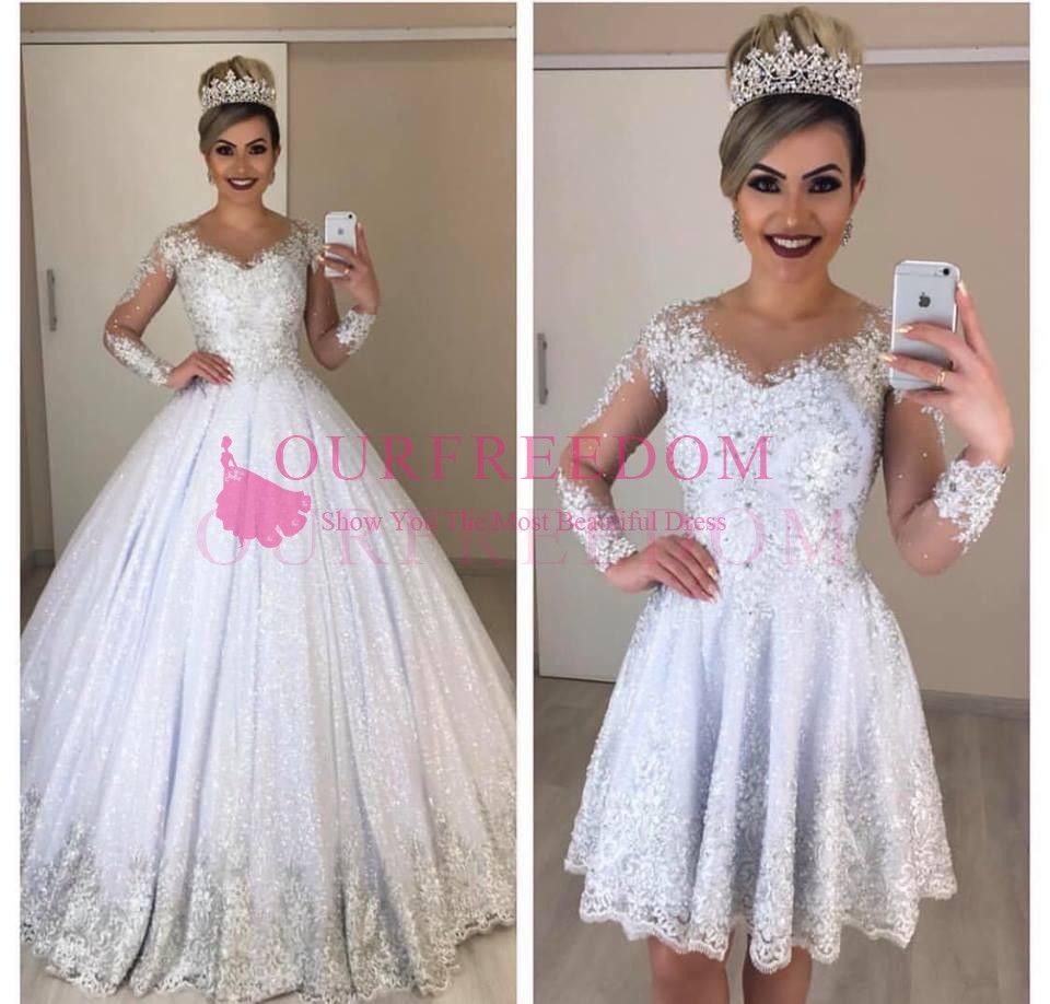 sparkle and lace wedding dress