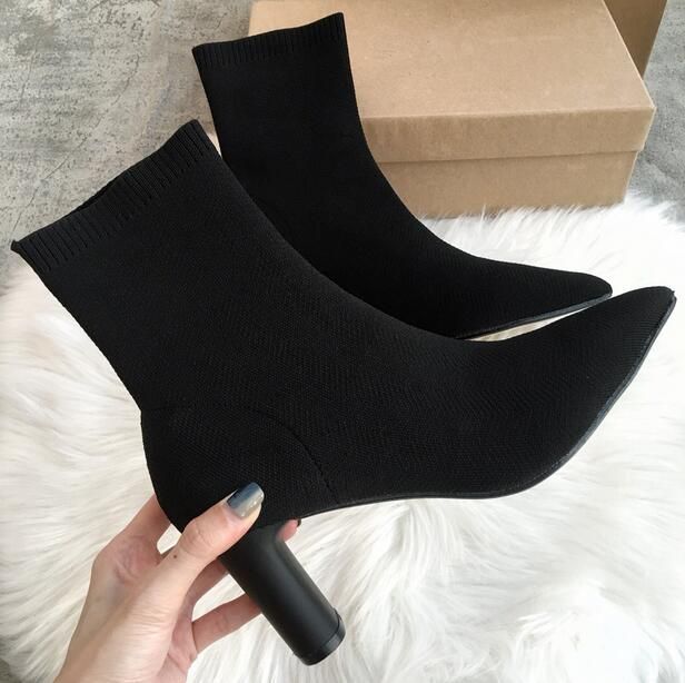 designer sock heels