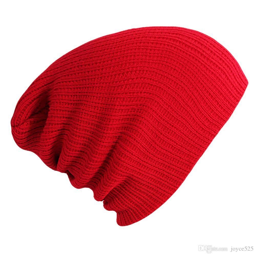 Knitted Cap Mens Women Beanie Knit Ski Cap Warm Unisex Wool Hat Hats for Women