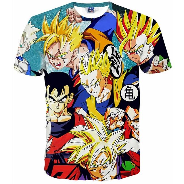 Compre Nuevas Camisetas 3D Dragon Ball Z Goku Camiseta 3D Divertido Anime Super Saiyan Camisetas Hombres / Mujeres Camisetas Harajuku Camisetas Casuales Tops A 15,99 € Del Yongyuanhonghuo | DHgate.Com