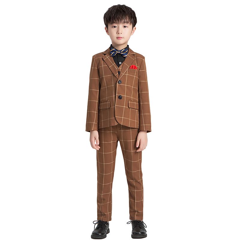 Compra Boys Plaid Blazer Chaleco Pantalones 3 Unids Niños Traje Formal  Conjunto Niños Piano Rendimiento Trajes Adolescentes Smoking Traje Ropa  Barato | Entrega Rápida Y Calidad | Es.Dhgate