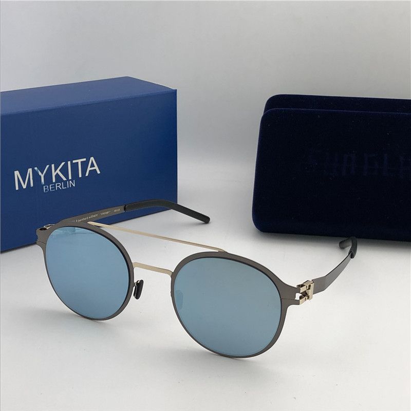 Lujosas gafas de mykita con montura ultraligera sin tornillos MKT CROSBY montura con solapa de