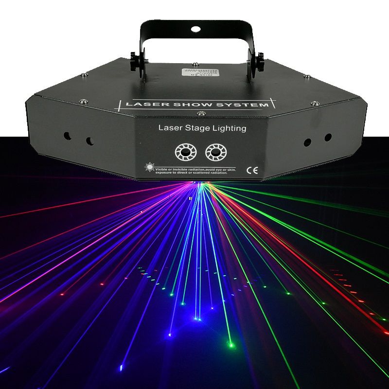 powerful laser light