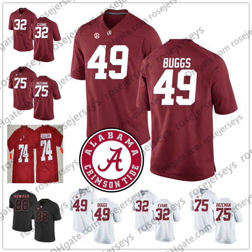 alabama jersey numbers