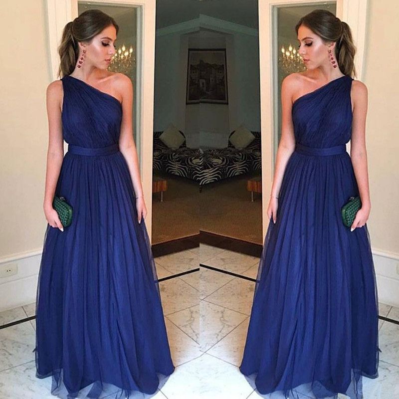 vestiti blu lunghi eleganti