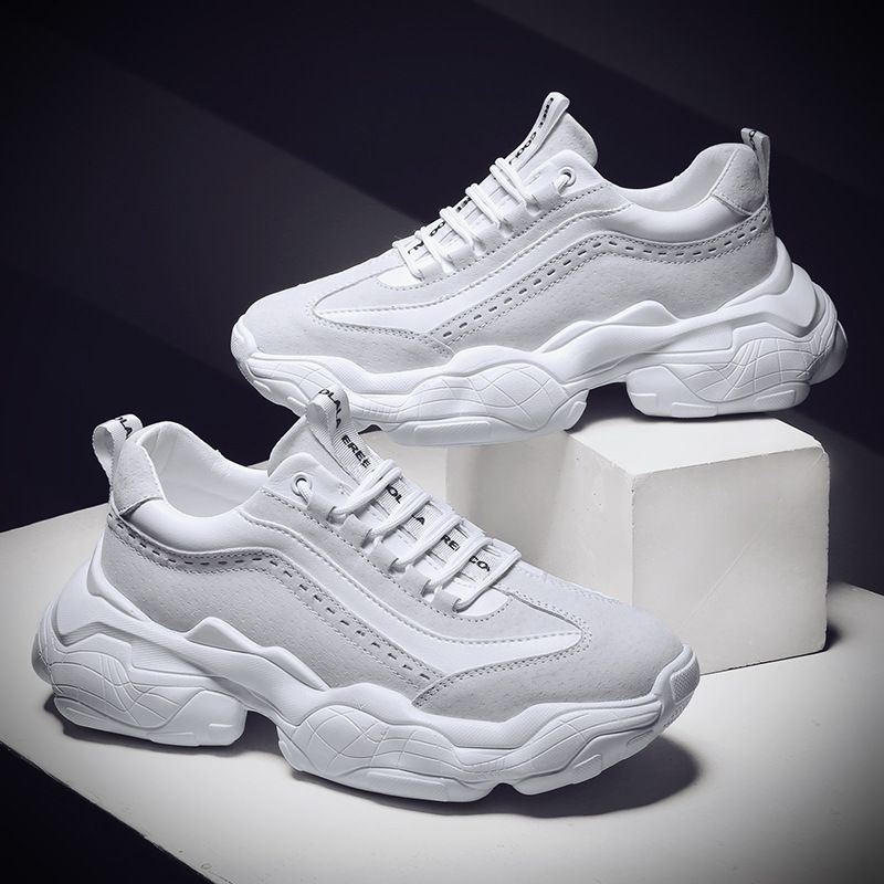 mens white chunky sneakers