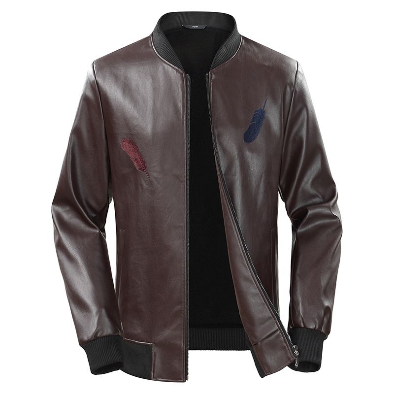 leather jacket for fat guy