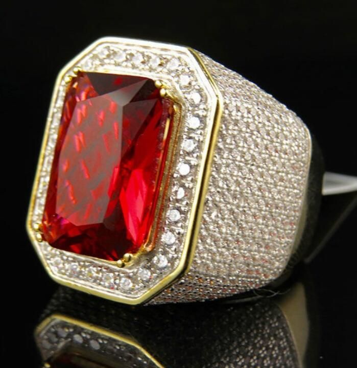 Anillo De Lujo De Circonio Anillo De Oro Anillo De Hombres Y Anillo De Lujo De Circonio Anillo De Oro Anillo De Hombres Y