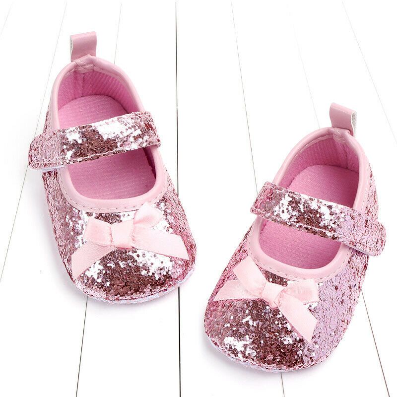 MALLOOM Sandals Toddler Princess Shoes Baby Girls Bowknot Bling Sequins Single 