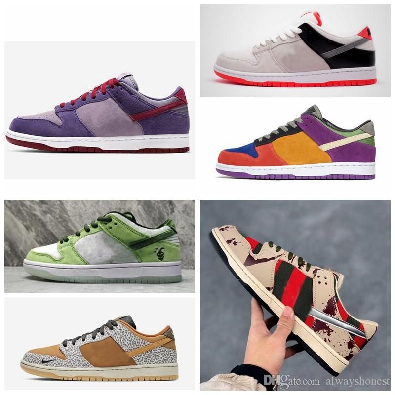 Saldos Online De Calçado De Corrida 2020 Hot Nova Dunk SB Low Chaussures  Freddy Krueger Running Shoes Plate Forme Mulheres Homens Desporto Designer  De Formadores Sneakers EUR 36 45 533350019 | DHgate.Com