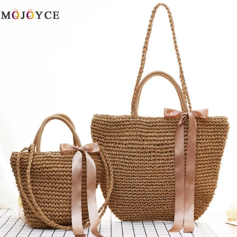 straw beach totes
