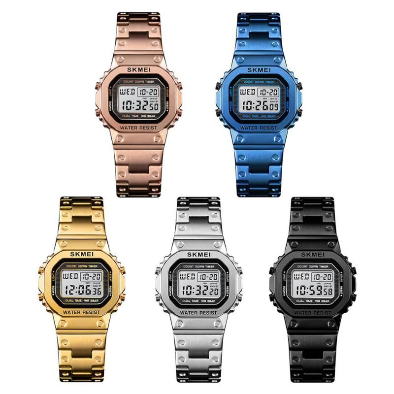 waterproof digital wrist watch