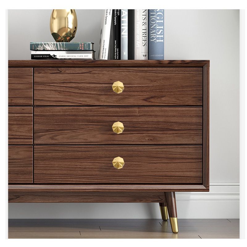 2020 Modern Brushed Brass Kitchen Cabinet Knobs Handles Furniture