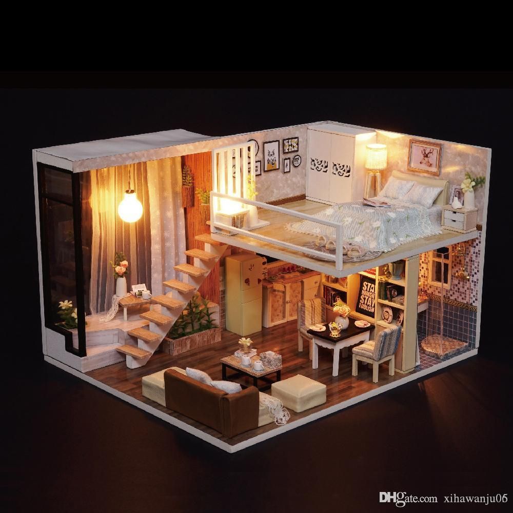 diy miniature loft dollhouse