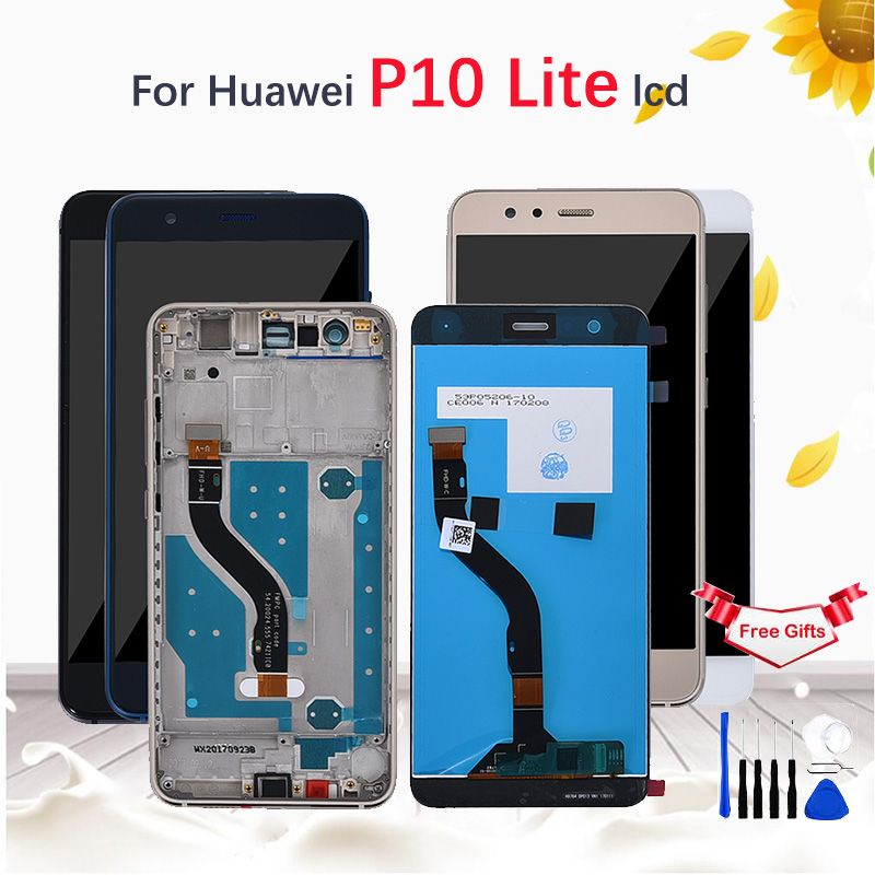 21 5 2ips Lcd Display For Huawei P10 Lite Was Lx2j Was Lx2 Was Lx1a Was L03t Was Lx3 Touch Screen Digitizer Assembly With Frame From Point1 22 91 Dhgate Com