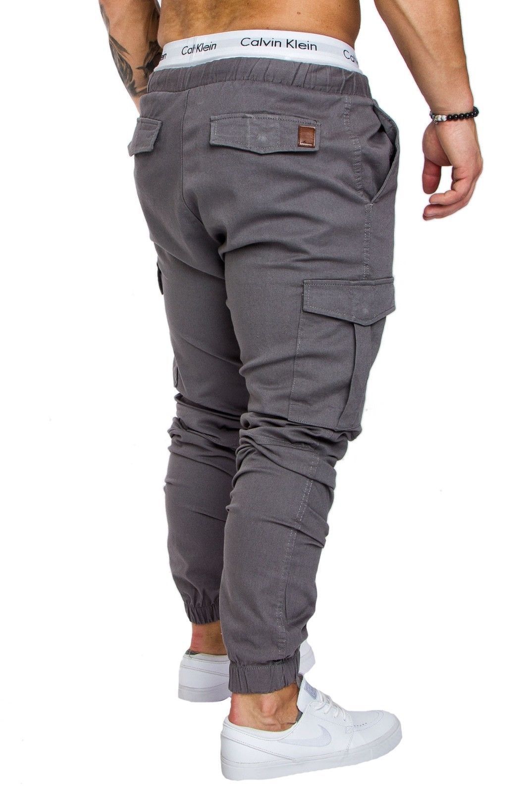 Compra Mens Casual Pantalón Joggers Hombre Pantalones Trajes De Tácticas  Militares Pantalones Elásticos De La Cintura De Carga De Moda Del  Basculador Pantalones YE08 Barato | Entrega Rápida Y Calidad | Es.Dhgate