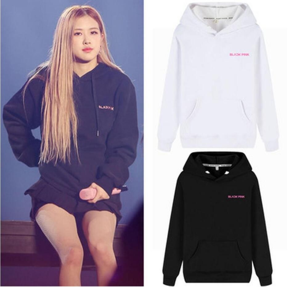 moletom com capuz blackpink shopee