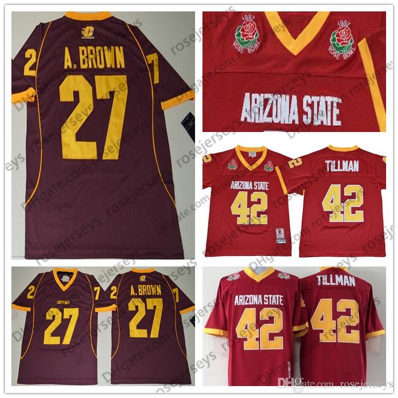 2020 ASU Pat Tillman Red Vintage Jersey 