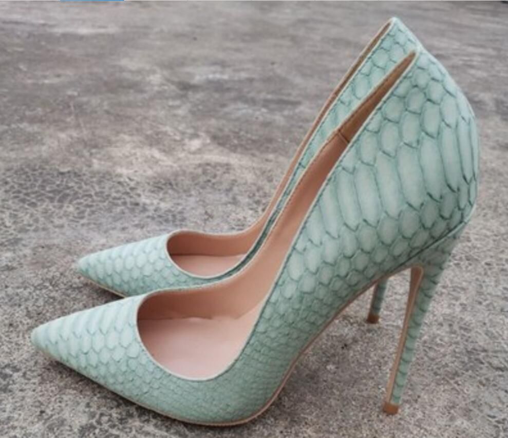mint colored high heels