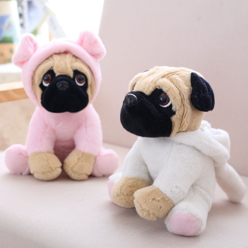 stuffed pug puppy