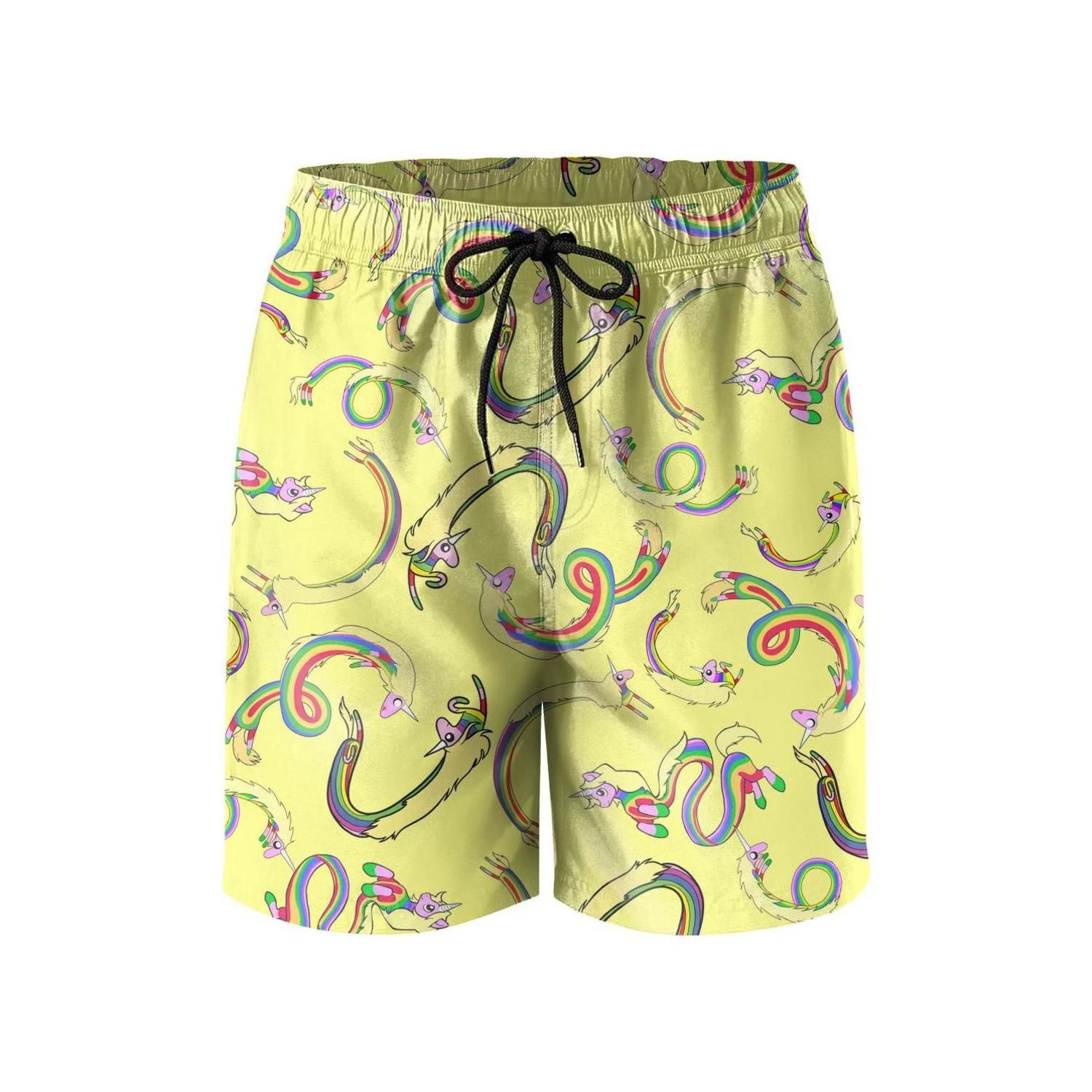 unicorn swim trunks