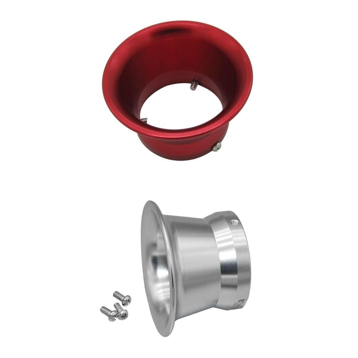 housesweet Copa de interfaz de filtro de aire de 50 mm Interfaz de filtro de aire de aleaci/ón de aluminio Copa de viento para carburador de motocicleta de 24//26//28//30 mm