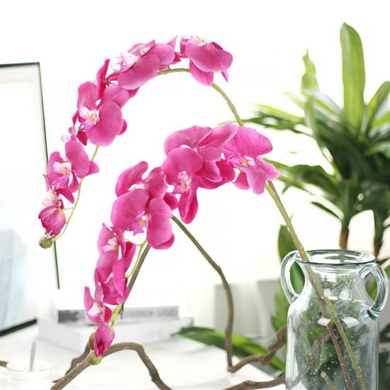 2019 For Decoration Party Silk Orchid Artificial Flower Heads