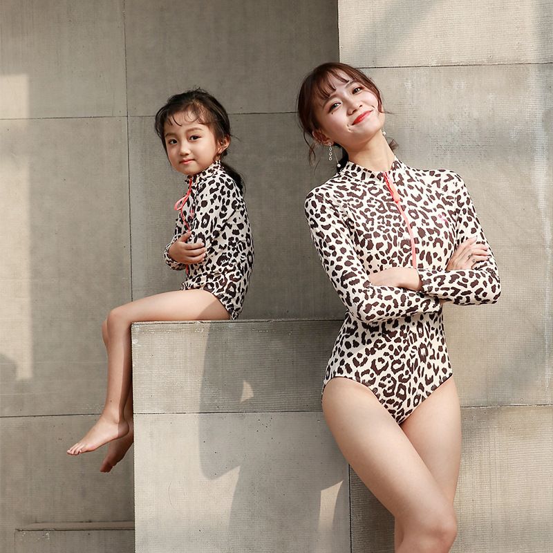 Mother And Daughter Swimwear One Piece Leopard Swimsuit Zip Mommy And Me Bikini Bahitng Brachwear Family Matching Clothes Dress Y Matching Baby And Dad Clothes Matching Couple Outfits From Shenping01 15 02 Dhgate Com