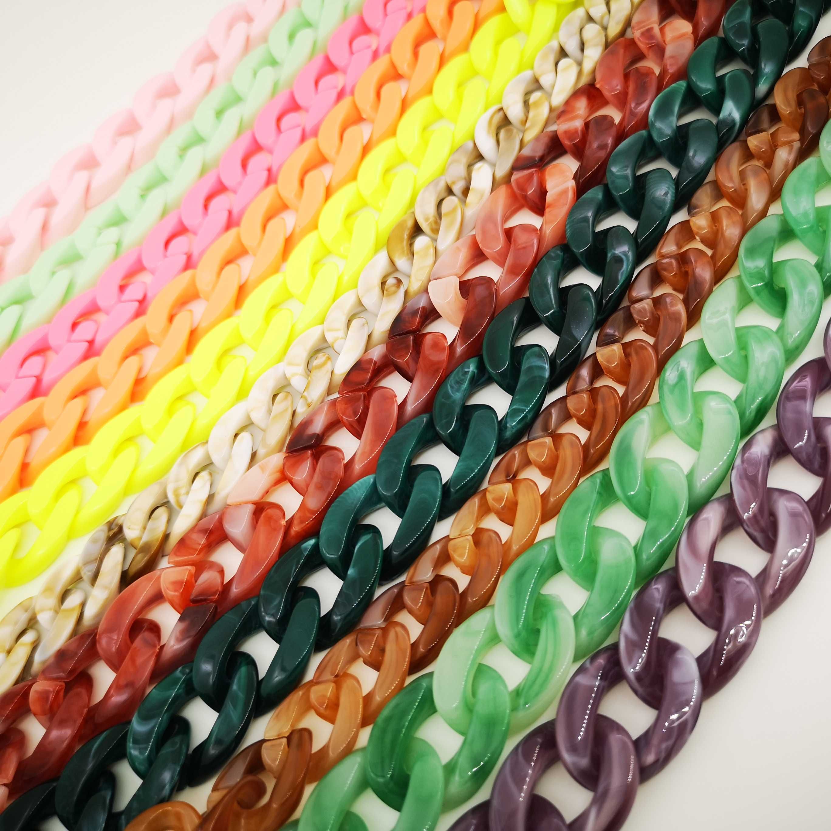 resin chain bag strap