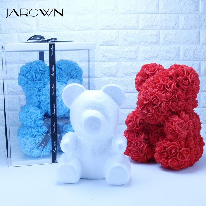 valentines flower bear