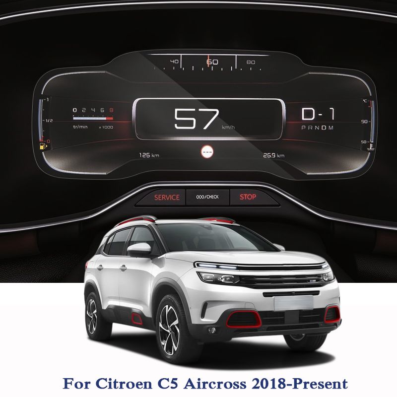 GPS Navigation Screen Steel Glass Film For Citroen C5 Aircross 2018 2019  TPU Dashboard Display Screen Film Car Sticker Accessories From Misshui,  $24.12