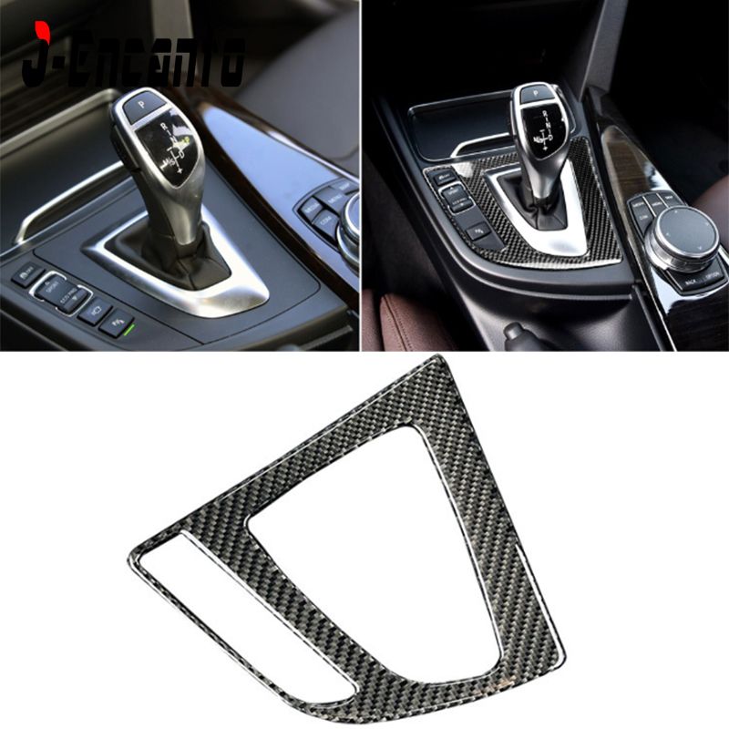 Right Drive ABS Carbon Fiber Center Console Gear Shift Decoration Panel Cover Trim For 3 4 Series GT F30 F34 F32 F33 F36