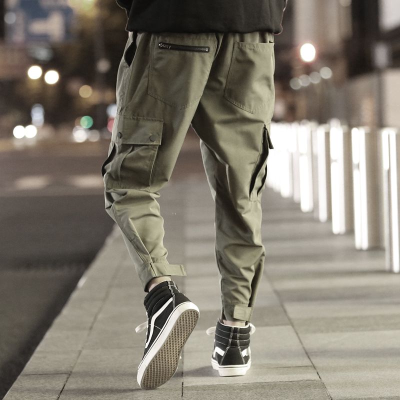 green cargo pants outfit mens