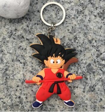 8pcs / set mono animado Dragon Ball Llavero Son Goku Super Saiyan Llavero de PVC de silicona 8pcs / set mono animado Dragon Ball Llavero Son Goku Super Saiyan Llavero de PVC de silicona