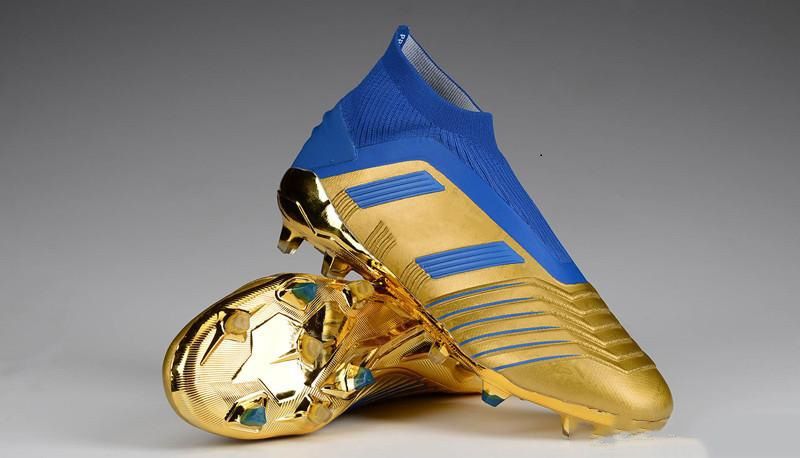 Adidas Sin Predator 19+ niños niños muchachos jóvenes grapas del balompié Guión botas oscuras