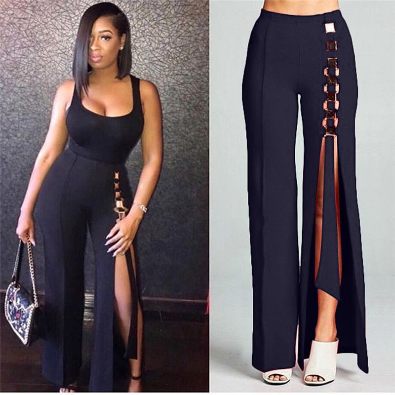 women's high waisted wide leg pants