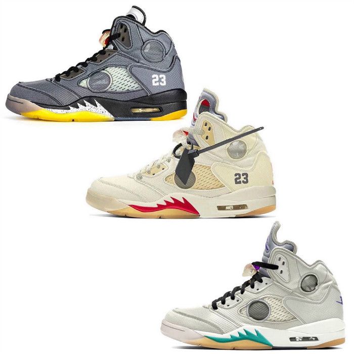 Jordan 5 off white dhgate Clearance