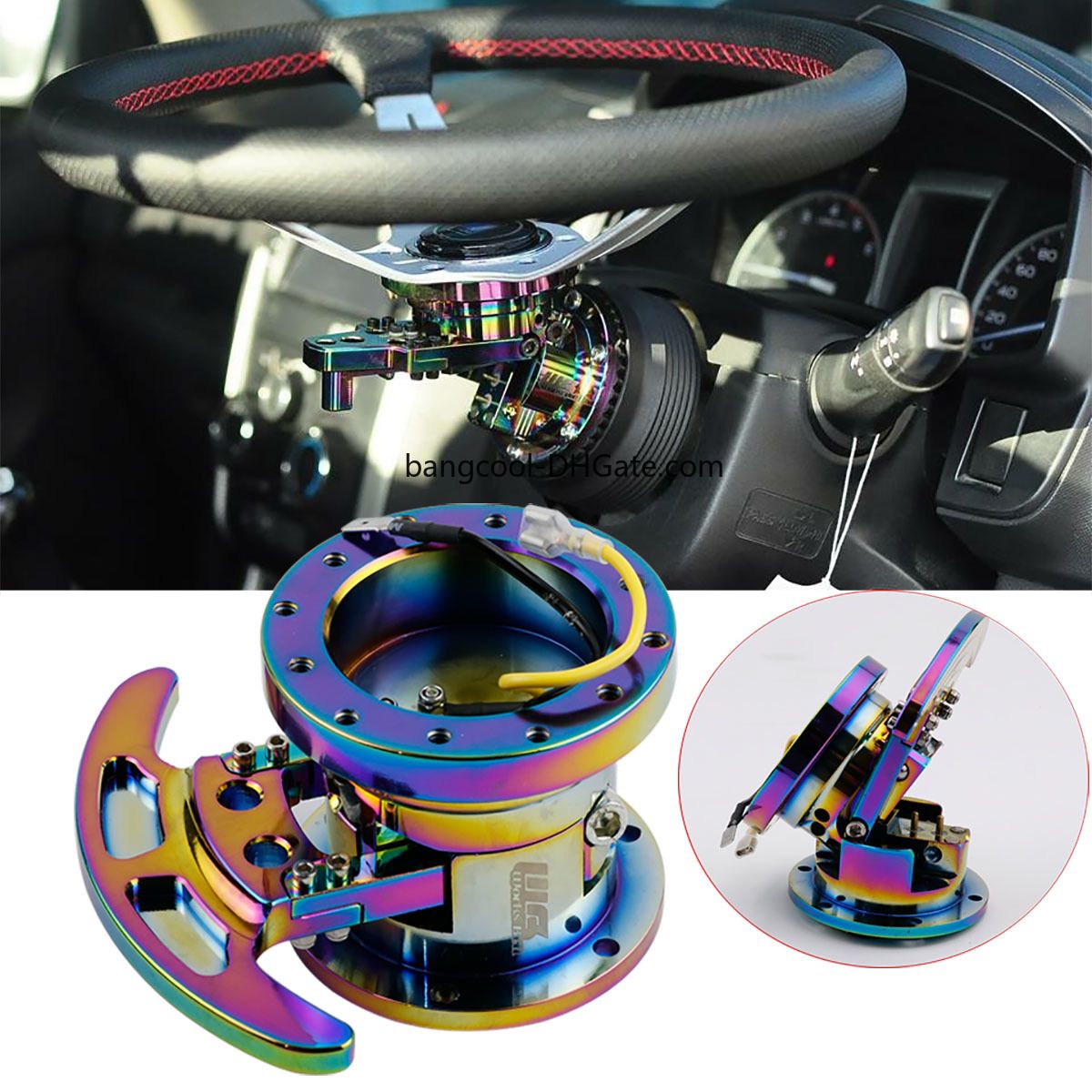 Universal High WORKS BELL Tilt Racing Steering Wheel Quick Release Hub