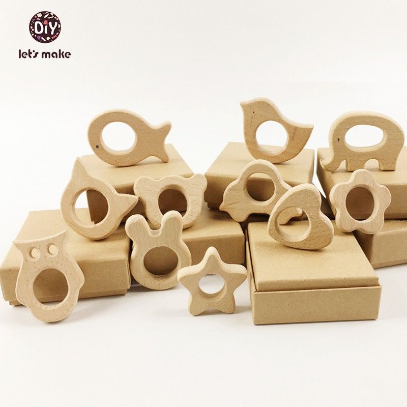 wooden teether wholesale