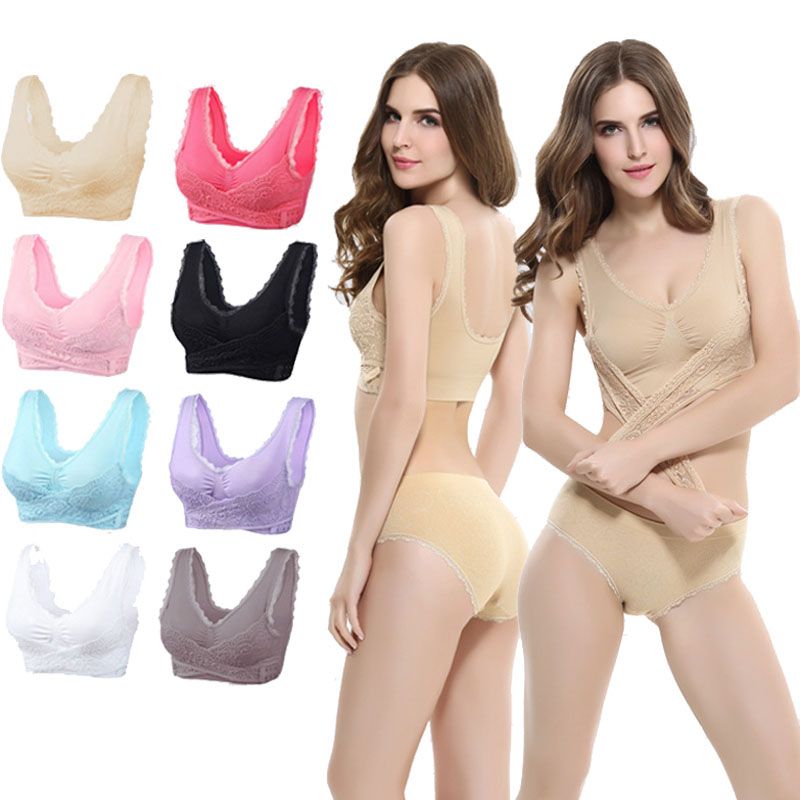 front closure padded sports bra