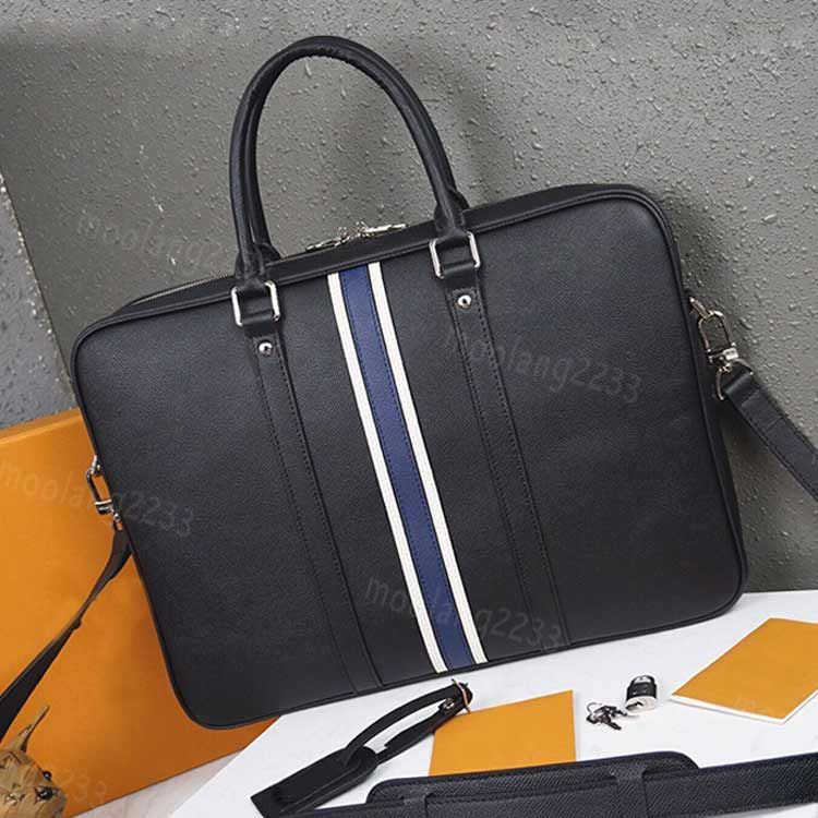 Men Designer Handbags Large Real Leather Briefcases Brand Mens Bags