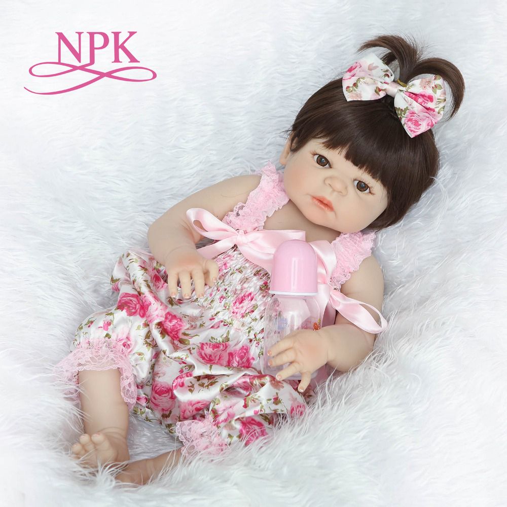 full body silicone reborn baby girl