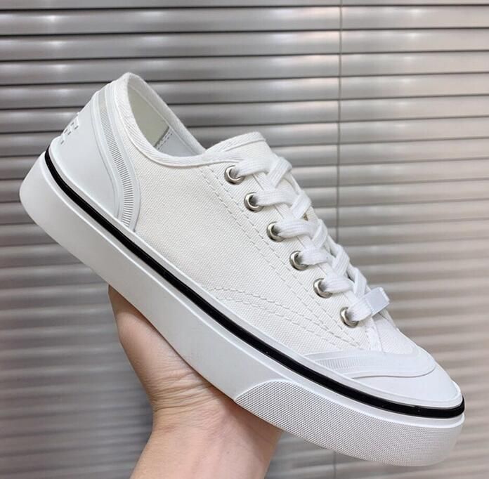 white non canvas shoes