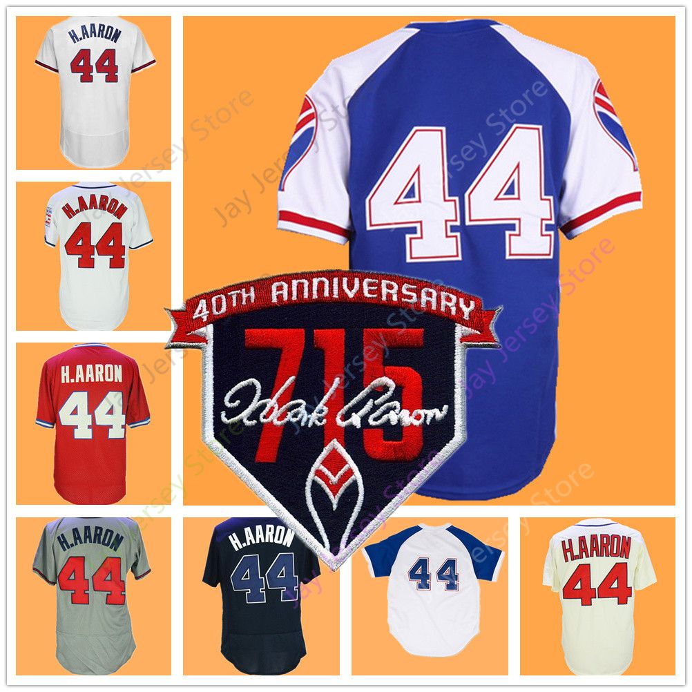 1957 hank aaron jersey