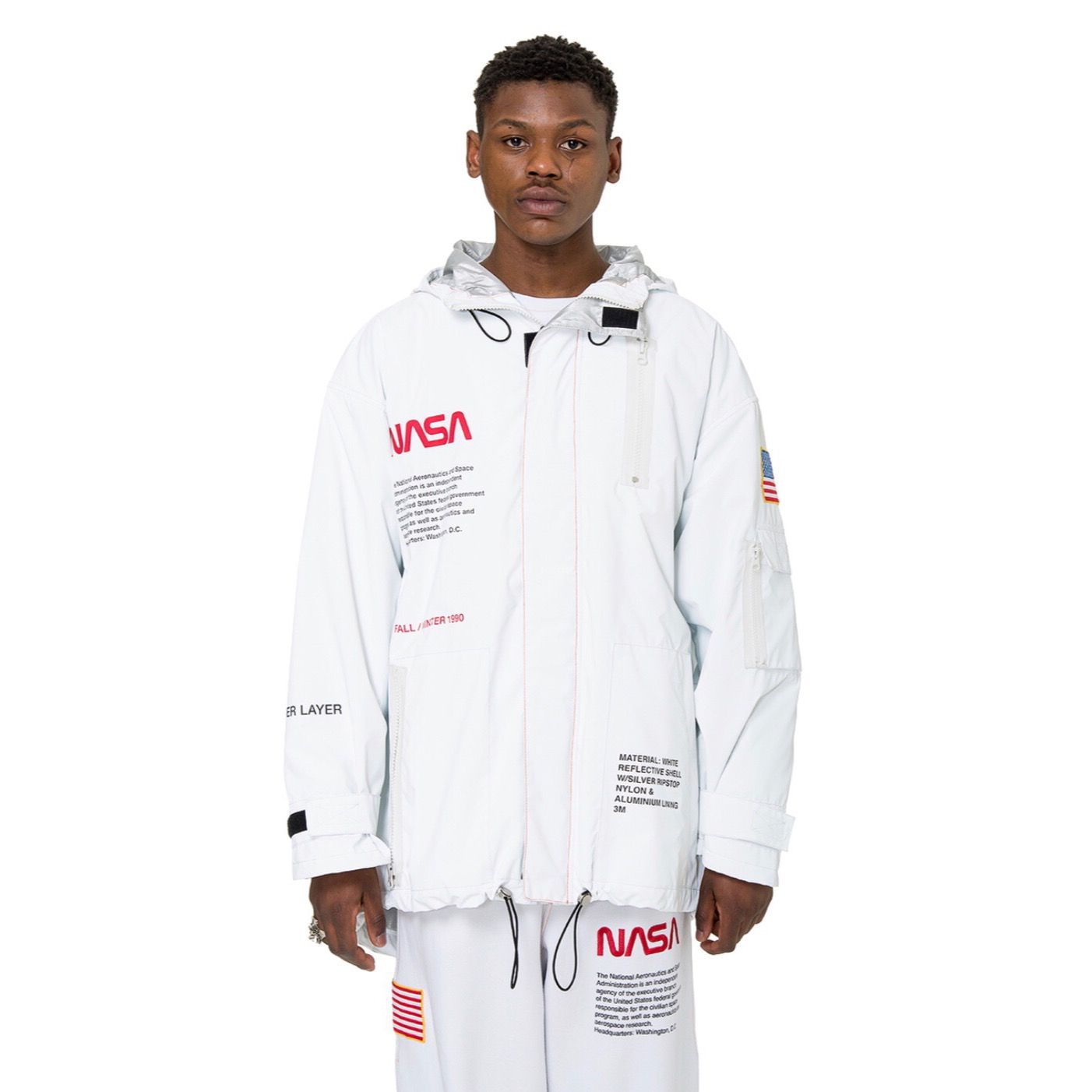 reflective parka jacket