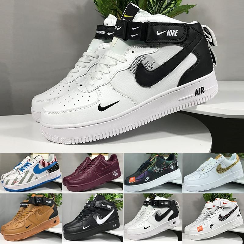 Compra Nike Air Force 1 One Fast Venta 2018 Nueva Línea De La Mosca Del  Estilo Mujeres De Los Hombres De Alta Baja Amante De Los Zapatos Del Patín  De Envío Calientes