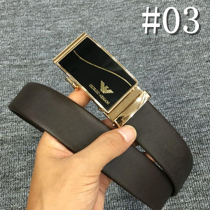 gold armani belt