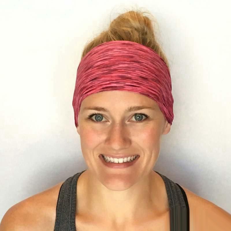 Female Sport Exercise Headband Ladies Girl Cross Headwear